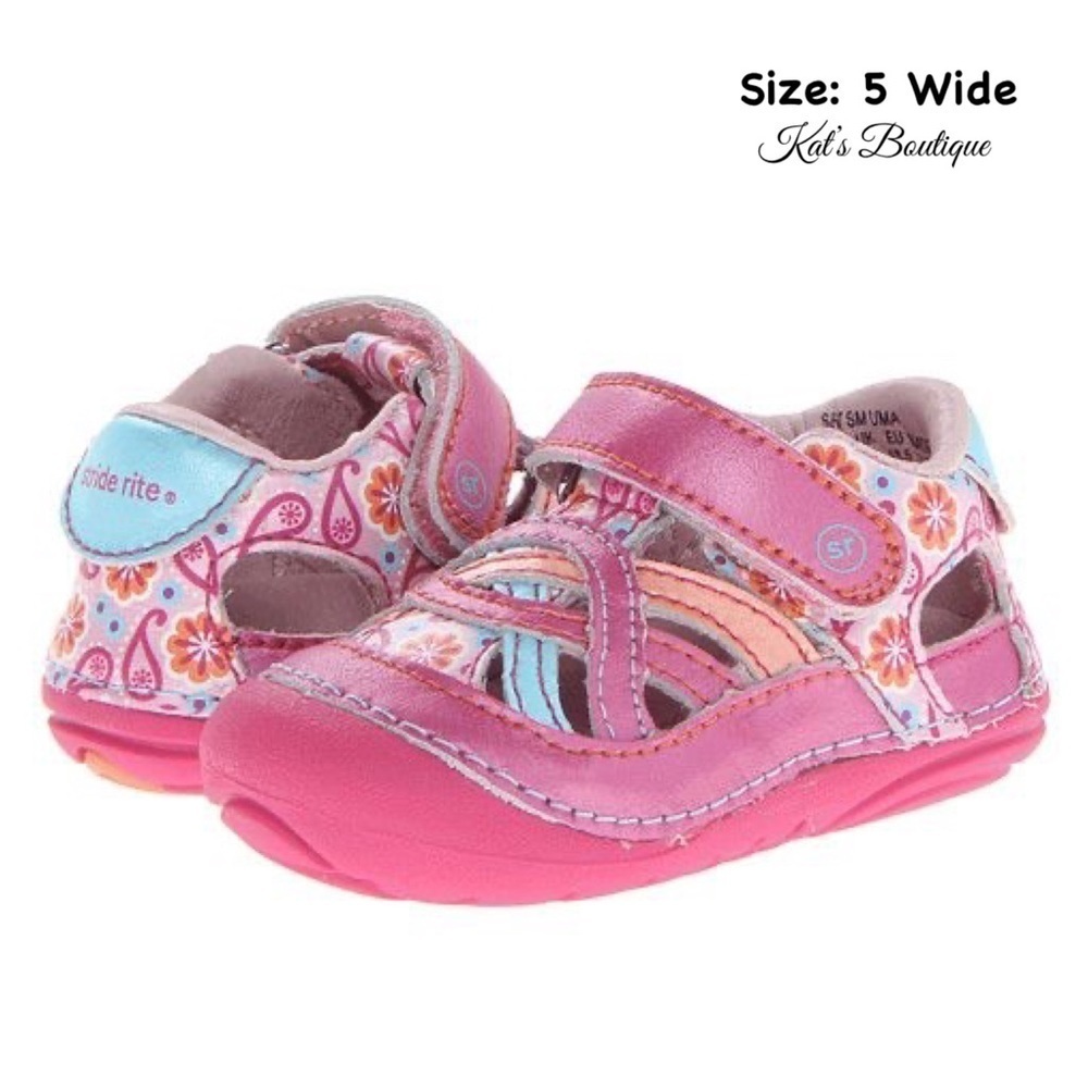 Stride Rite SRT SM Uma Sandals Pink Multi